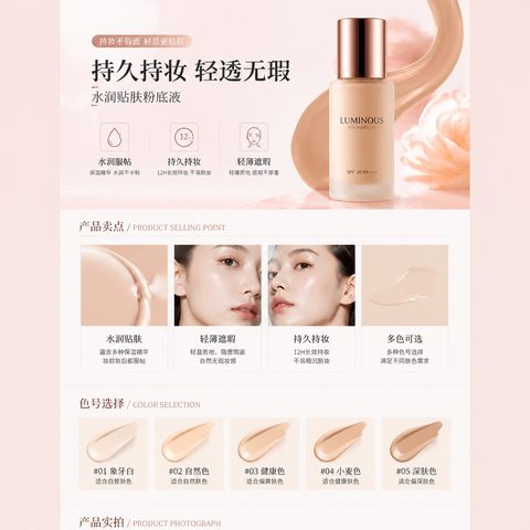 美妆详情长图